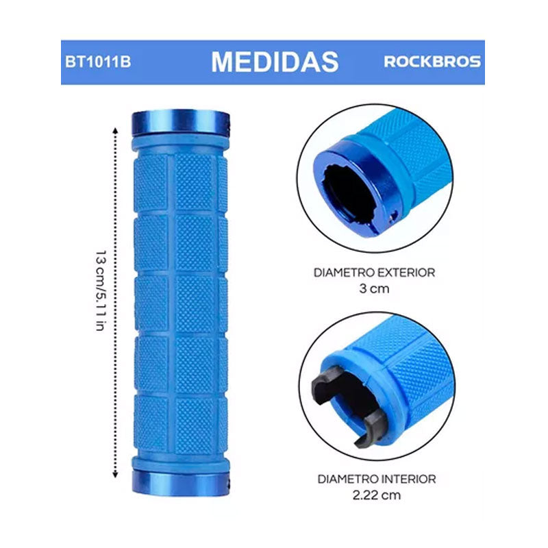 Puños ROCKBROS Fullcolor Azules